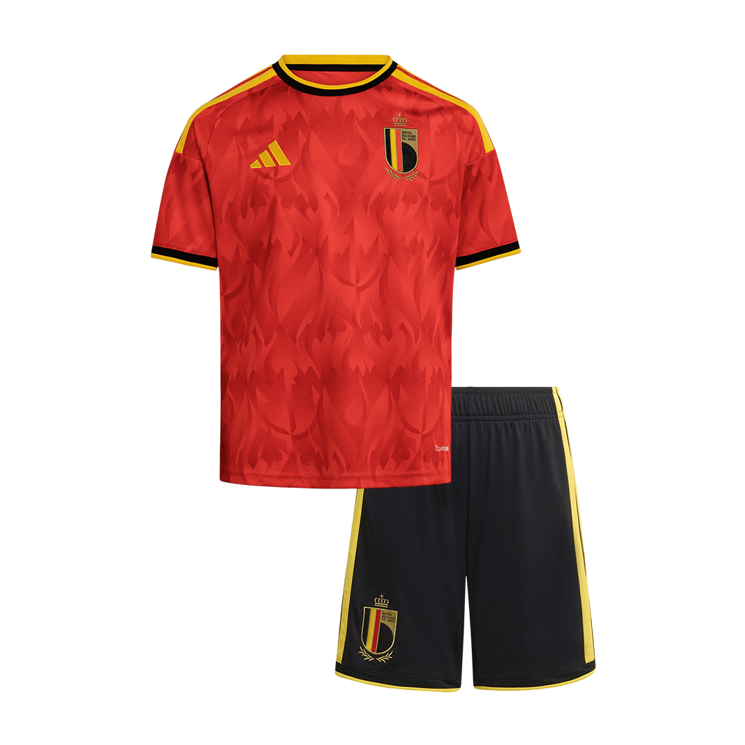 België Thuistenue Kit - Wereldkampioenschap 2026 Kinder Rood