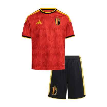 België Thuistenue Kit - Wereldkampioenschap 2026 Kinder Rood