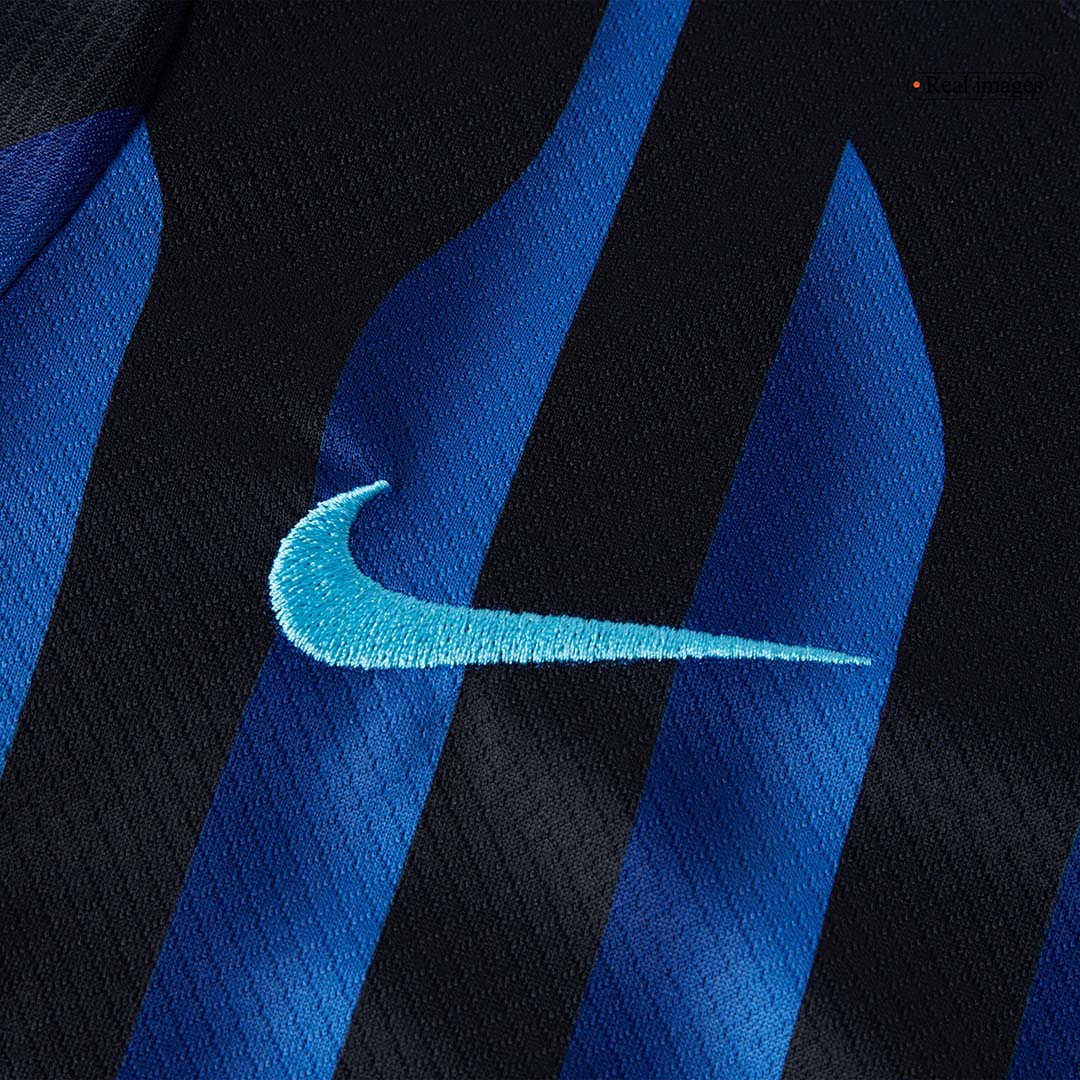 Inter Milan Thuisshirt Kit 2025/26 Junior Blauw&Zwart