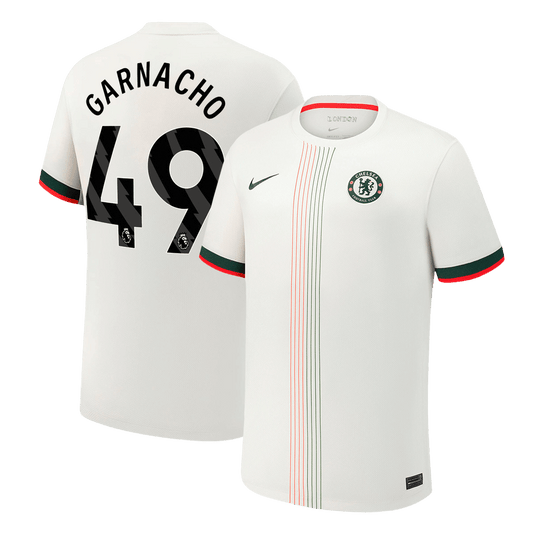 GARNACHO #49 Chelsea Uitshirt 2025/26 Wit
