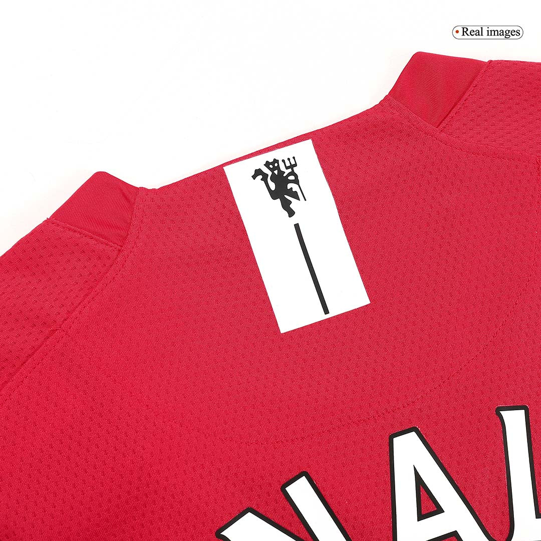 Retro RONALDO #7 Manchester United Thuisshirt Lange Mouwen 2007/08