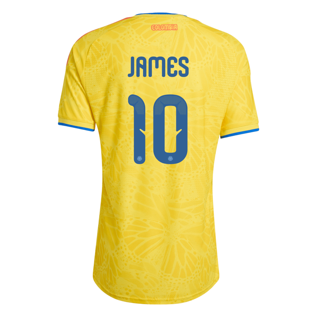 JAMES #10 Colombia Thuis tenue WK 2026 Geel Speler