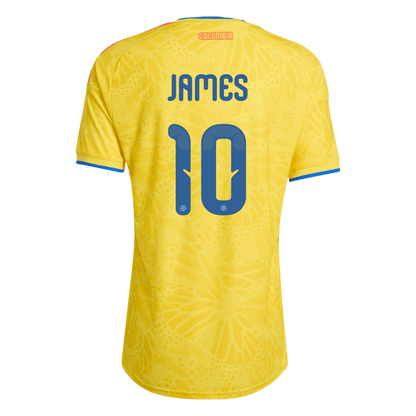 JAMES #10 Colombia Thuis tenue WK 2026 Geel Speler