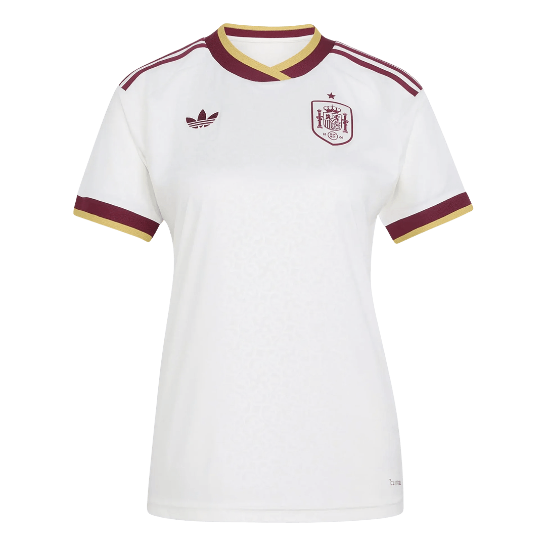 Vrouw Spanje Uitshirt - Wereldbeker 2026 Wit