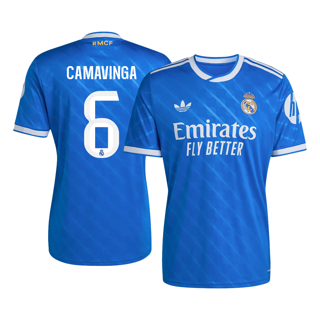 CAMAVINGA #6 Real Madrid Derde Shirt 2025/26 Blauw