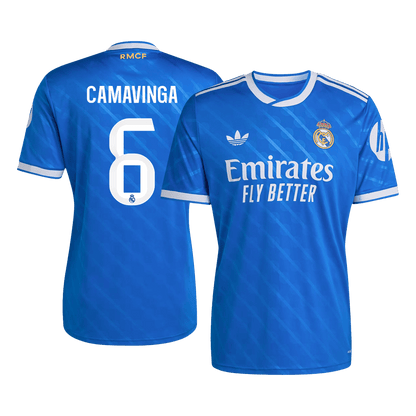 CAMAVINGA #6 Real Madrid Derde Shirt 2025/26 Blauw