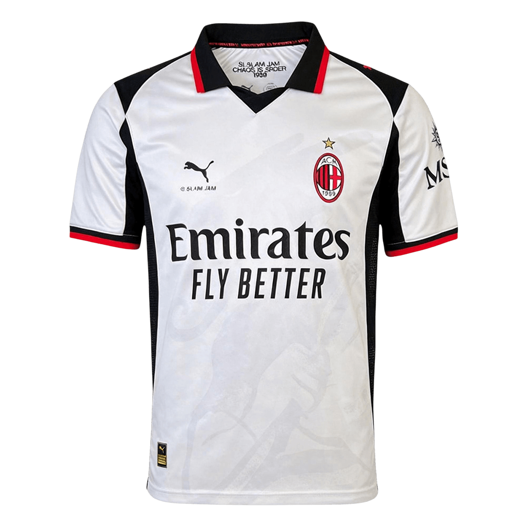 AC Milan Shirt 2025/26 Zilver Grote Maten