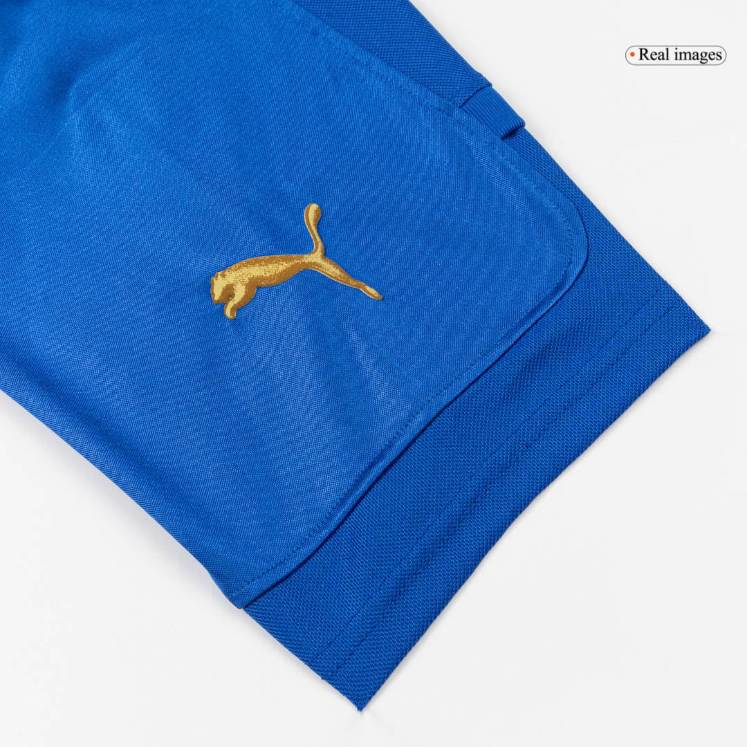 Retro Italië Thuisshirt 2004 Blauw