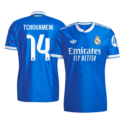 TCHOUAMENI #14 Real Madrid Derde Thuisshirt 2025/26 Blauw Speler