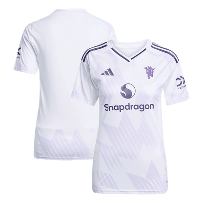 Dames Manchester United Uitshirt 2025/26 Wit