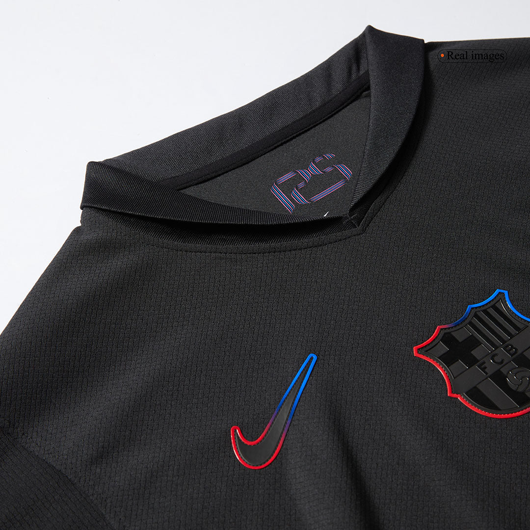 Barcelone Extérieur Maillot 2024/25 - Spotify Logo Without Text Grande Taille