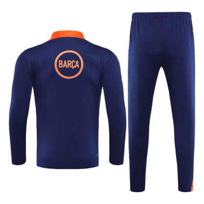 Barcelona Sweatshirt Kit 2025/26 Kinderen Zwart&Oranje