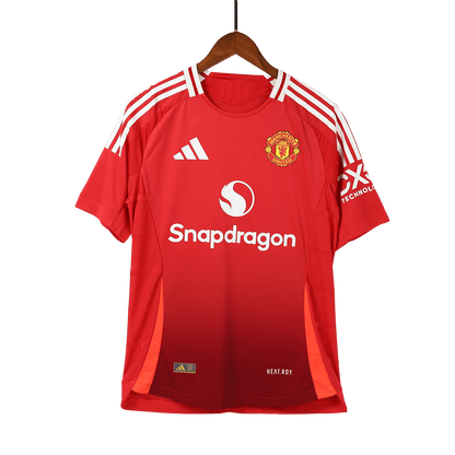 B.FERNANDES #8 Manchester United Domicile Maillot 2024/25 Authentique - Mon Maillot Foot Store
