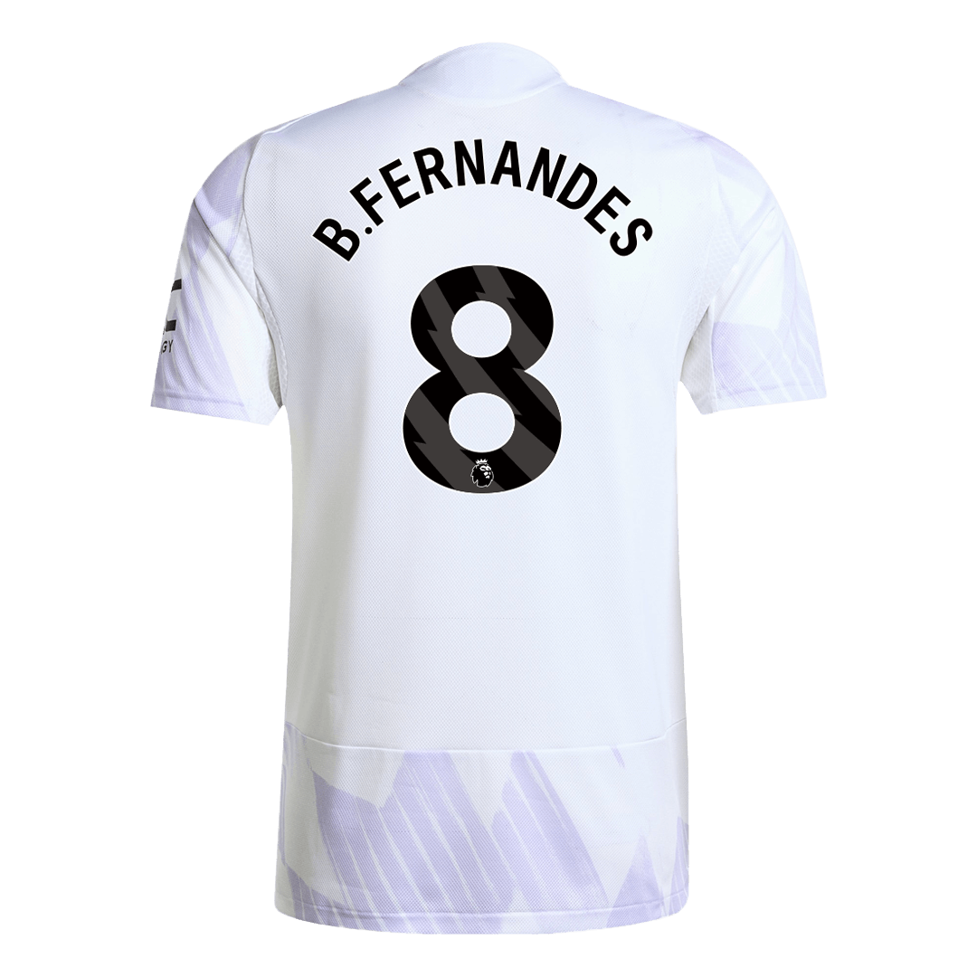 B.FERNANDES #8 Manchester United Uit Thuisshirt 2025/26 Authentiek