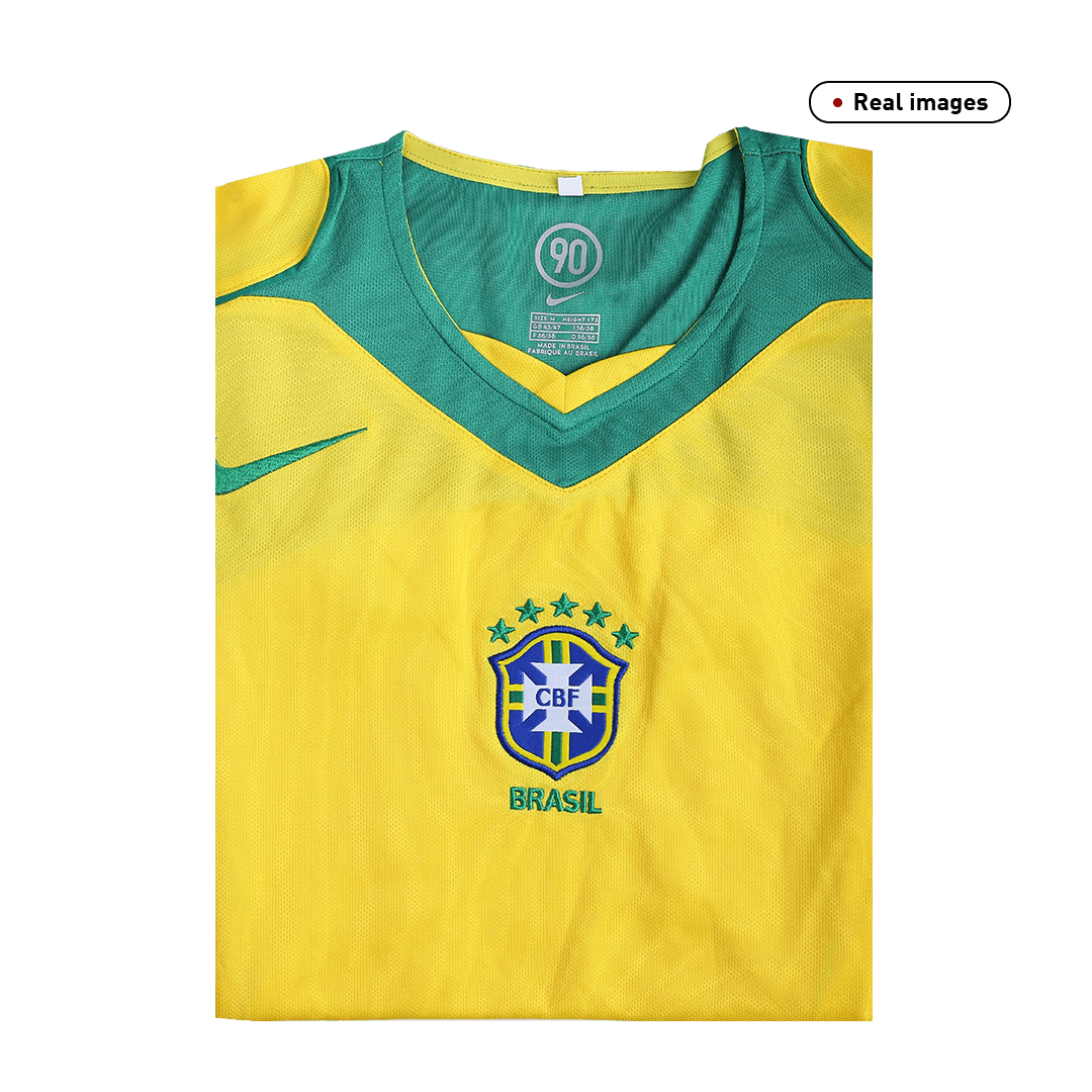 Retro Brazilië Thuis Shirt 2004