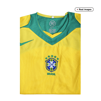 Retro Brazilië Thuis Shirt 2004