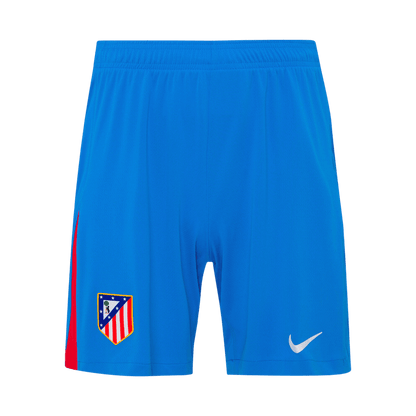 Atlético Derde Short 2025/26 Blauw