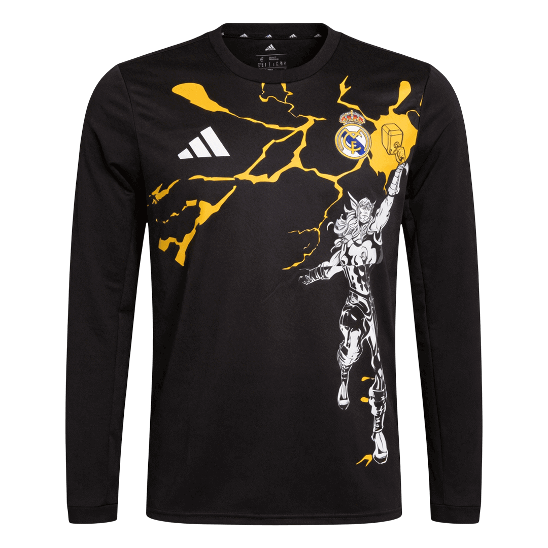 Real Madrid Thuisshirt Lange Mouwen 2025/26 Zwart