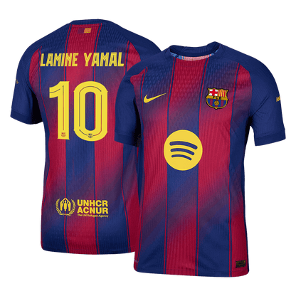 LAMINE YAMAL #10 Barcelona Thuisshirt 2025/26 Authentiek - UCL