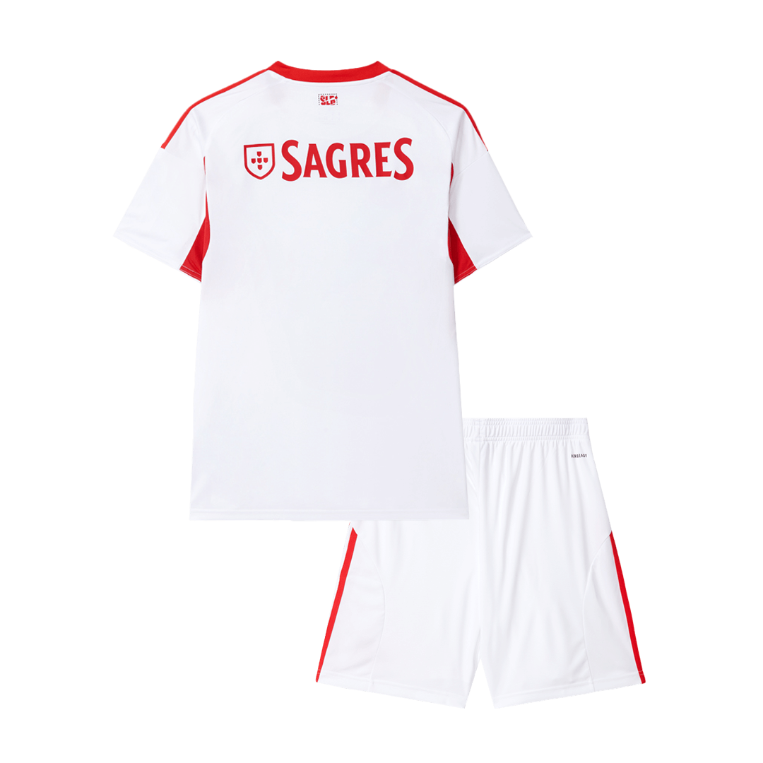 Lissabon Derde Shirt Thuistenue 2025/26 Kinderen Wit