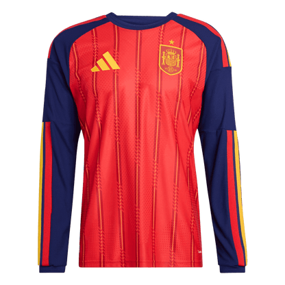 Spanje Thuisshirt Lange Mouwen - Wereldbeker 2026 Rood