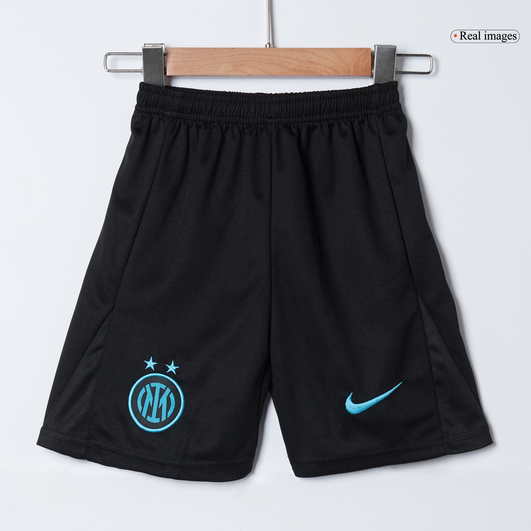 Inter Milan Thuistenue Kit 2025/26 Kinderen Blauw&Zwart