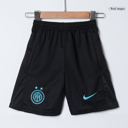Inter Milan Thuistenue Kit 2025/26 Kinderen Blauw&Zwart