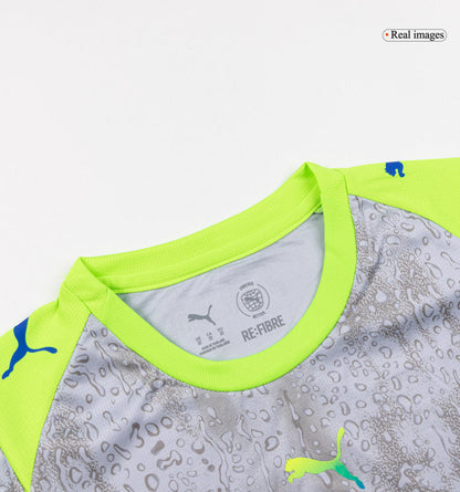 Manchester City Derde Thuisshirt 2025/26 Junior Grijs