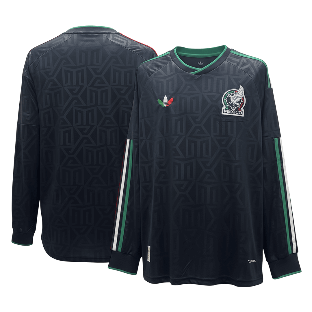 Mexico Shirt Lange Mouwen - Wereldbeker 2026 Zwart