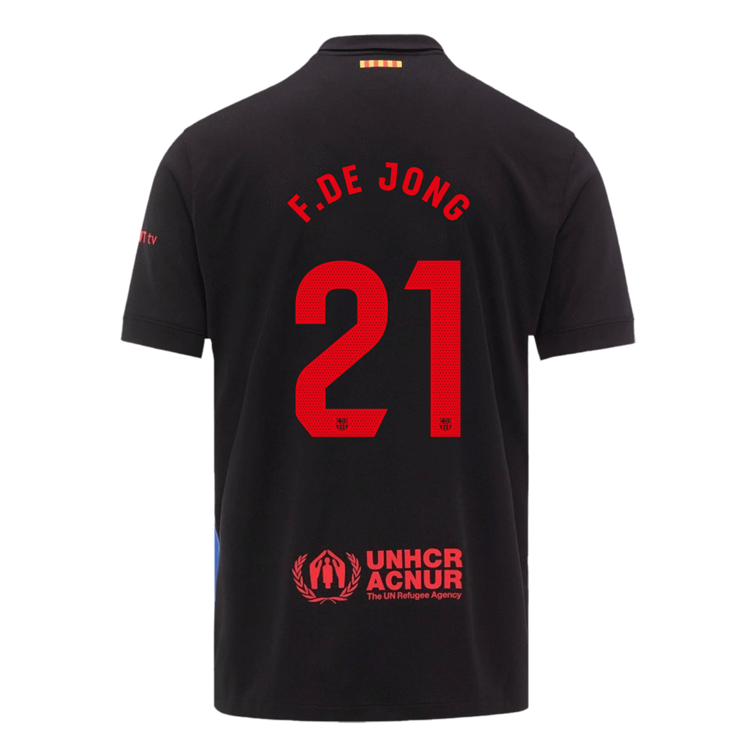 F.DE JONG #21 Barcelone Extérieur Maillot 2024/25 - Mon Maillot Foot Store