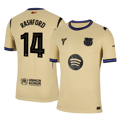 RASHFORD #14 Barcelona Uit Thuisshirt 2025/26 Authentiek - UCL