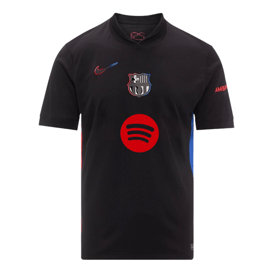 FC Barcelona Uitshirt 2024/25 - Spotify Logo Zonder Tekst Grote Maat