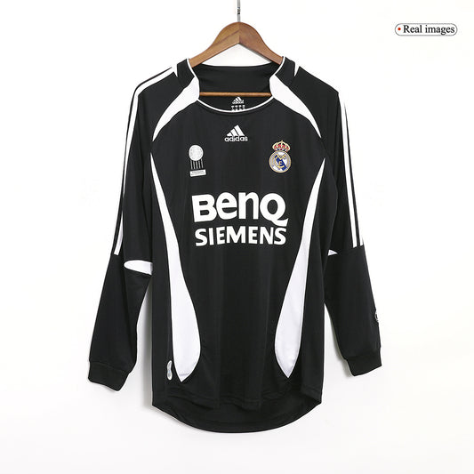 Retro Real Madrid Uitshirt Lange Mouwen 2006/07