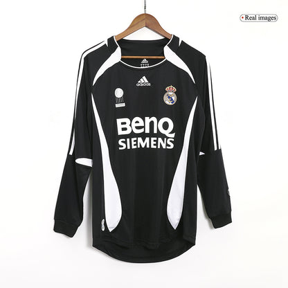 RAUL #7 Retro Real Madrid Thuisshirt Lange Mouwen 2006/07